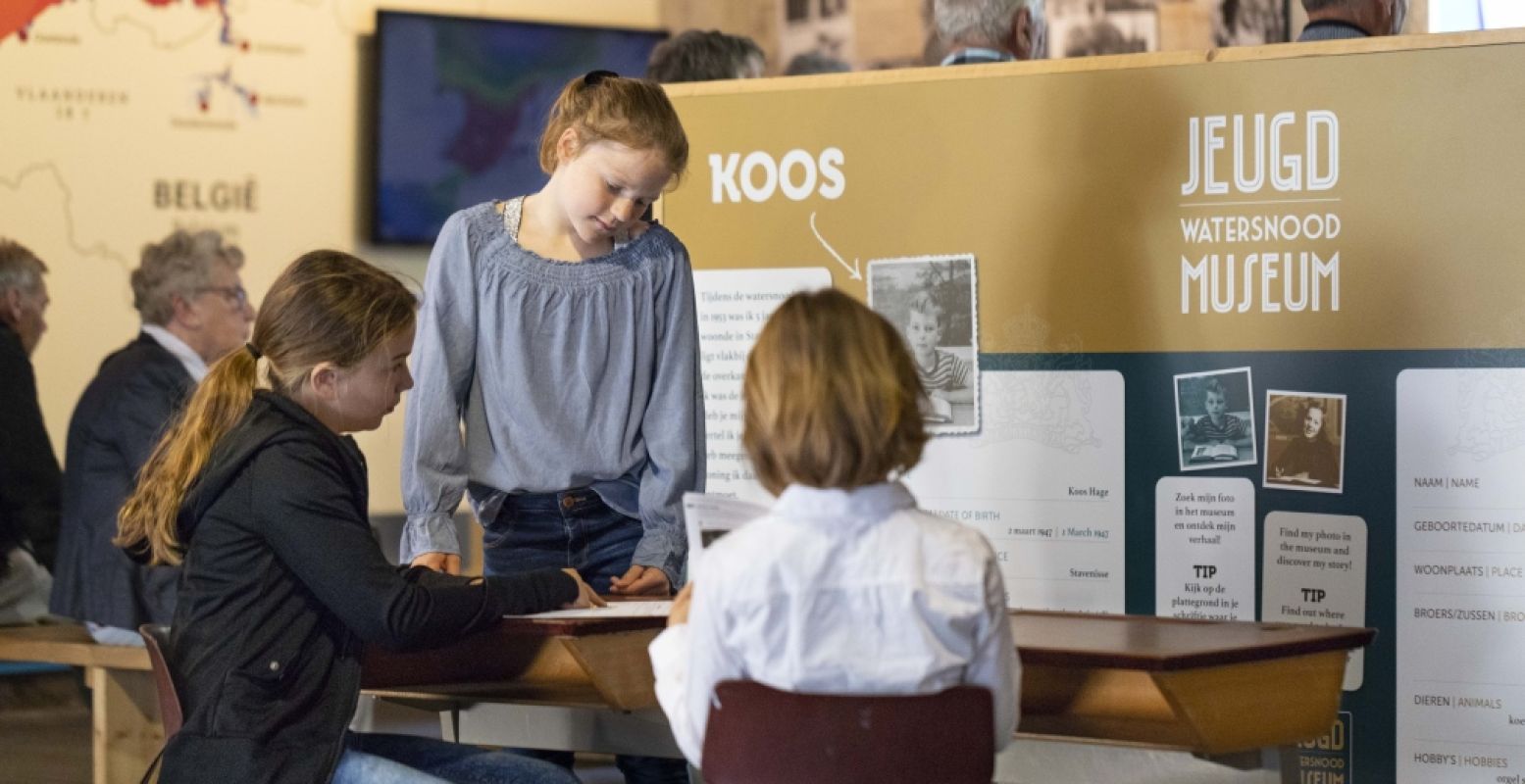In het Jeugdwatersnoodmuseum leer je op een interactieve manier alles over de Watersnoodramp. Foto: Watersnoodmuseum / Liza de Bie