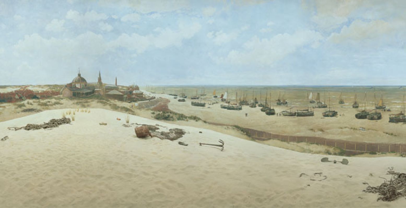 Een fragment van het Panorama Mesdag. Foto's: Panorama Mesdag