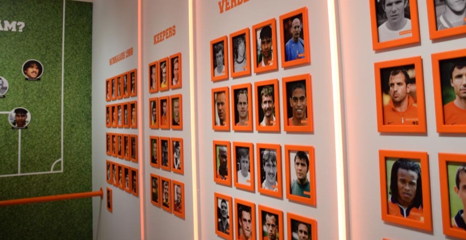 De hall of fame onder de Nederlandse voetballers. Foto: redactie DagjeWeg.NL