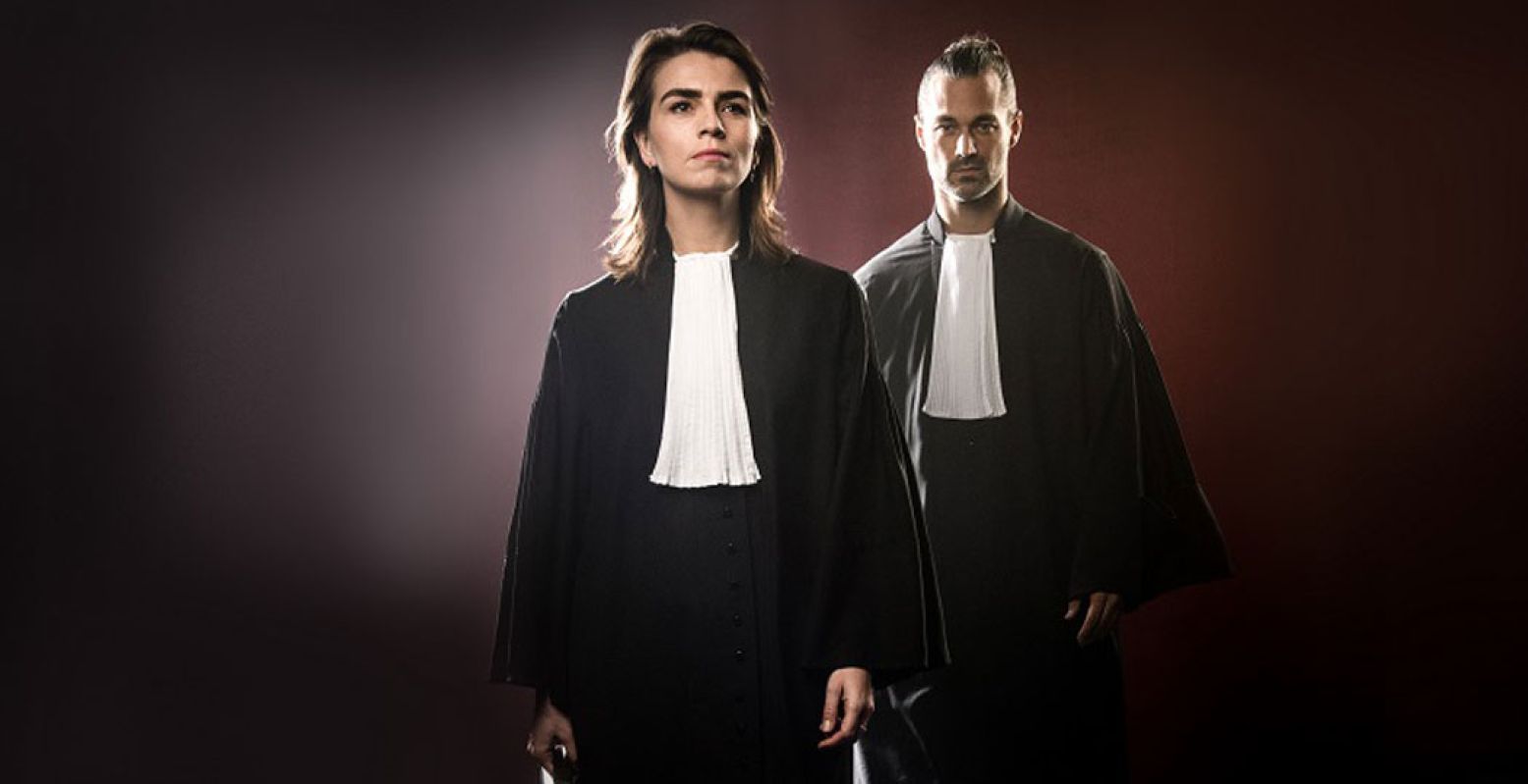 De hoofdrollen zijn onder andere voor Louise Korthals (officier van justitie) en Jan Kooiman (advocaat). Foto: © Annemieke van der Togt