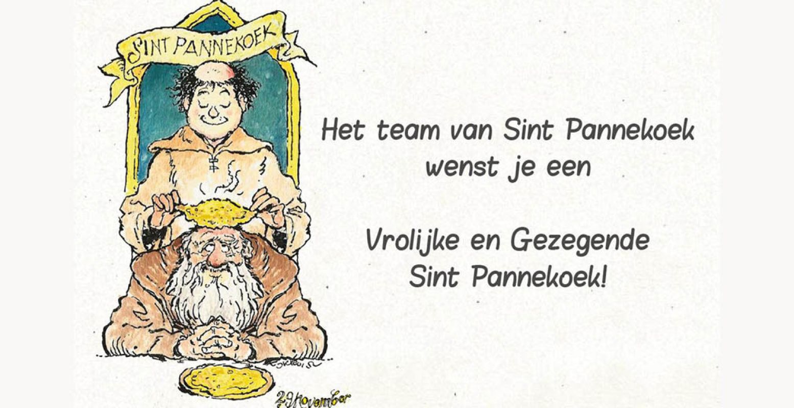 En dat allemaal dankzij Gerrit de monnik... Foto: © Sint Pannekoek.