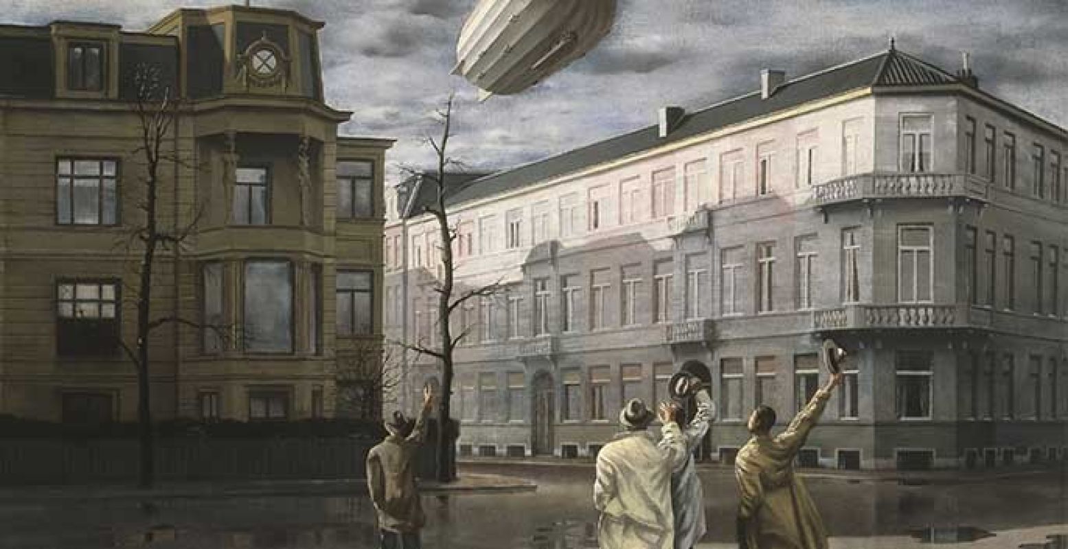 De Zeppelin, 1933. Door Carel Willink. Copyright: Sylvia Willink-Quiël