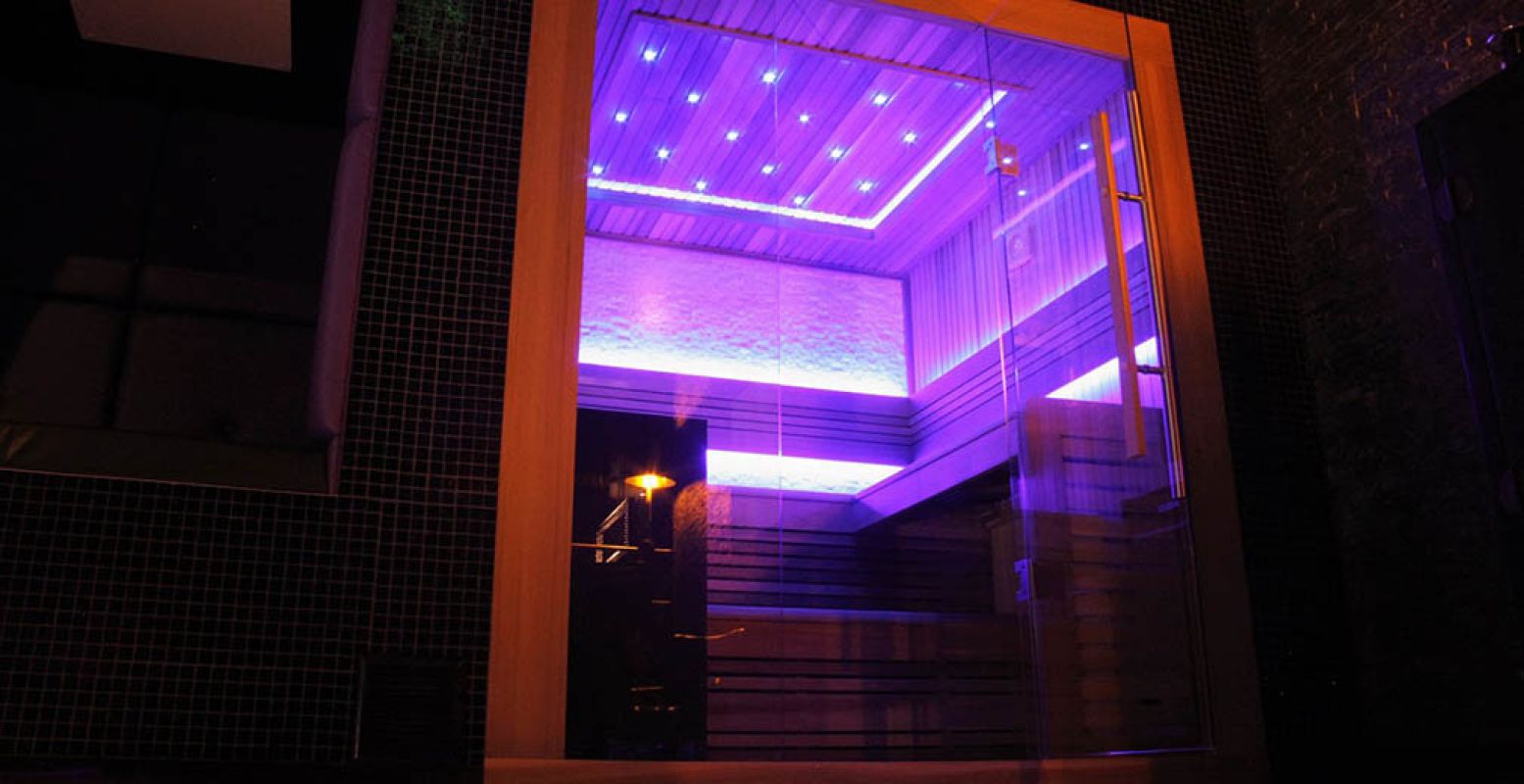 Luxe privésauna in Spa Bada, Haarlem. Foto: Spa Bada.