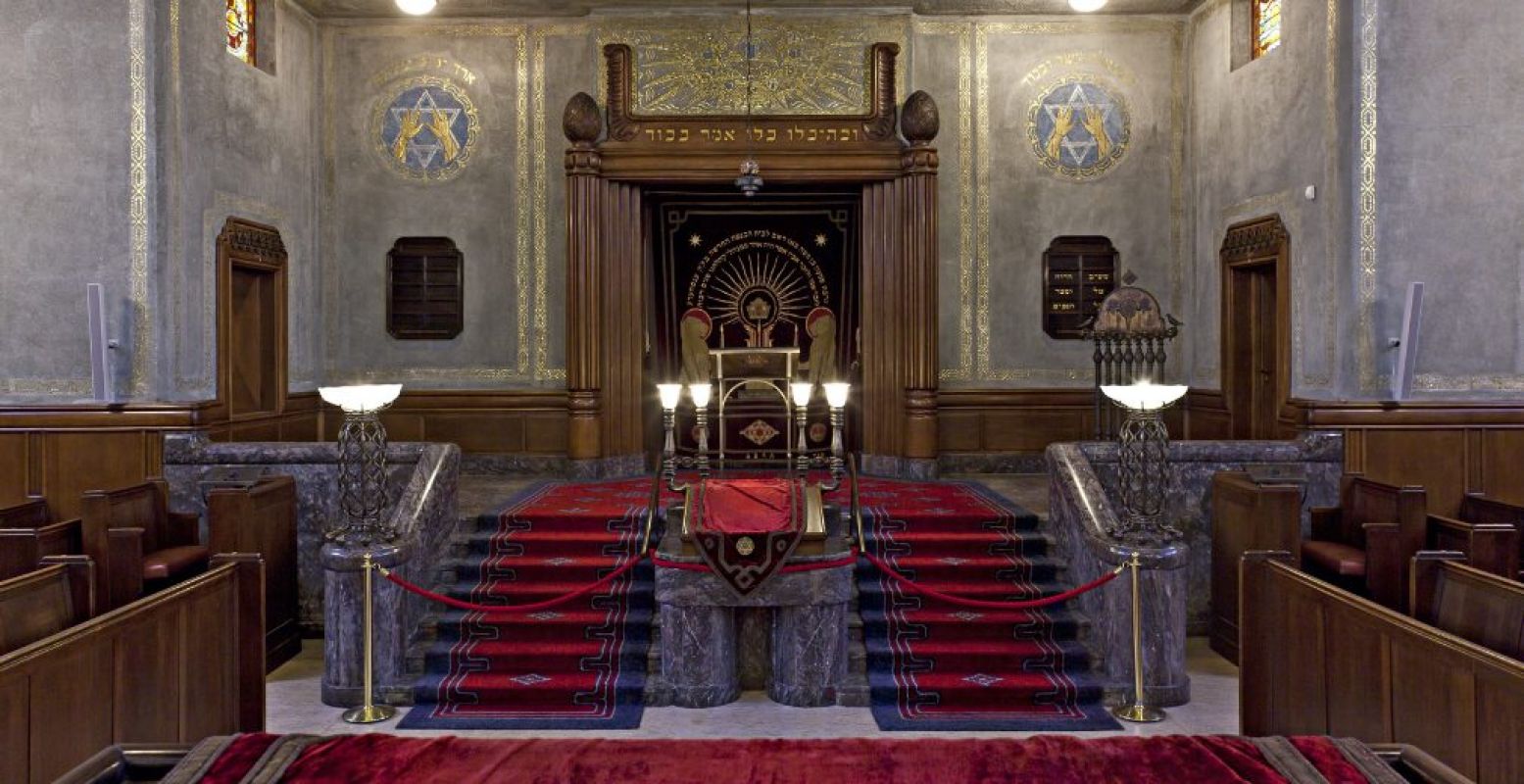 Bewonder het interieur van de schitterende synagoge in Enschede. Foto: Synagoge Enschede