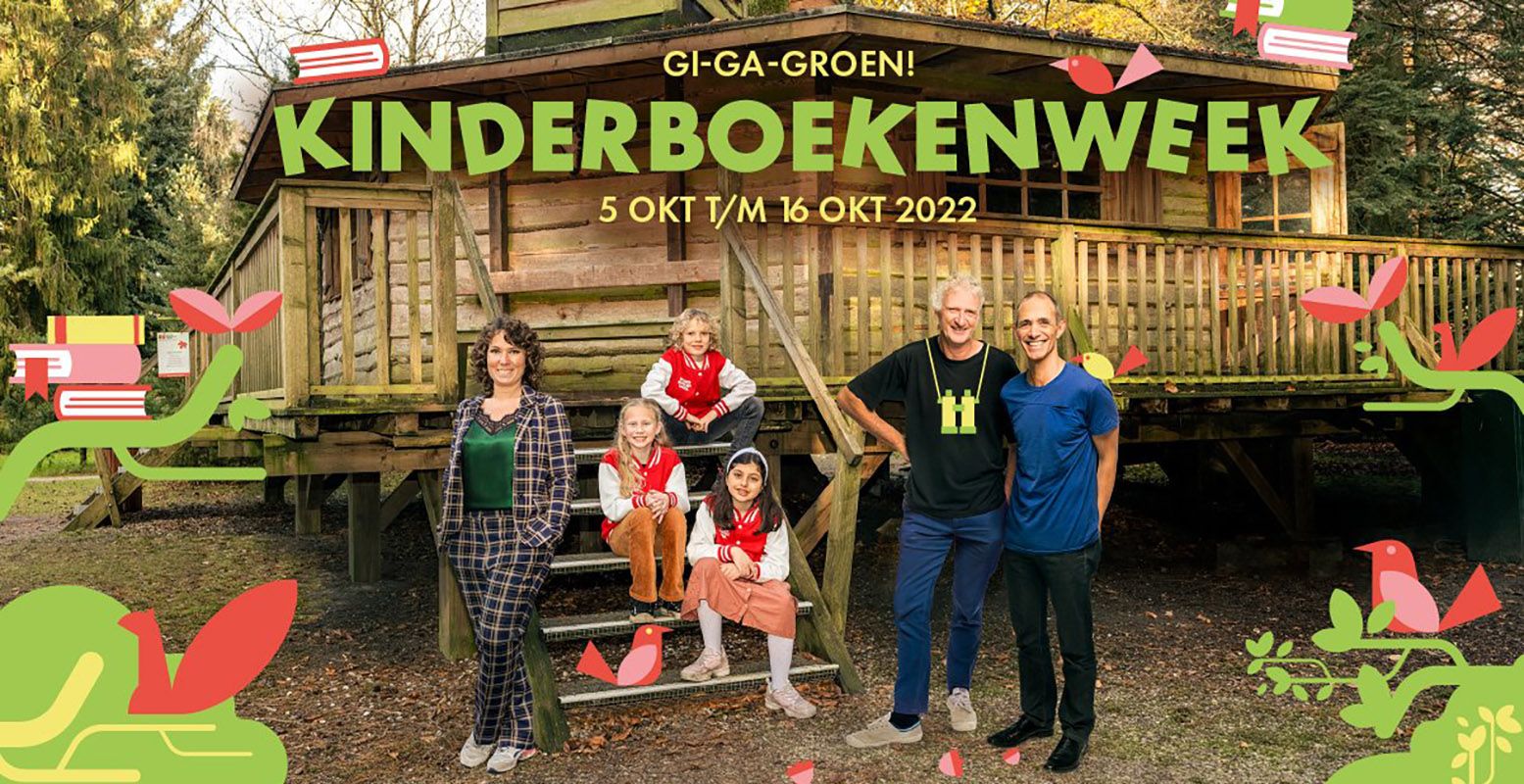 Ontdek de natuur en de Waanzinnige Boomhut tijdens de Gi-Ga-Groene Kinderboekenweek. Afbeelding: Maikel Thijssen Photografy