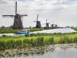 Mooi Hollands plaatje. Foto: Stichting Werelderfgoed Kinderdijk Â© Arie Kievit