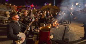 Winteravond in de dierentuin
