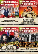 Zomerfestival Egmond Fotobeschrijving: Poster. Foto: Tom Valkering.