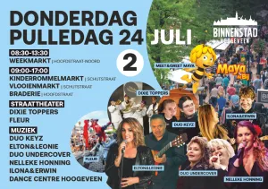 Pulledagen 2025 Het programma bestaat uit leuke activiteiten voor jong en oud. Foto: Buro Binnenstad Hoogeveen