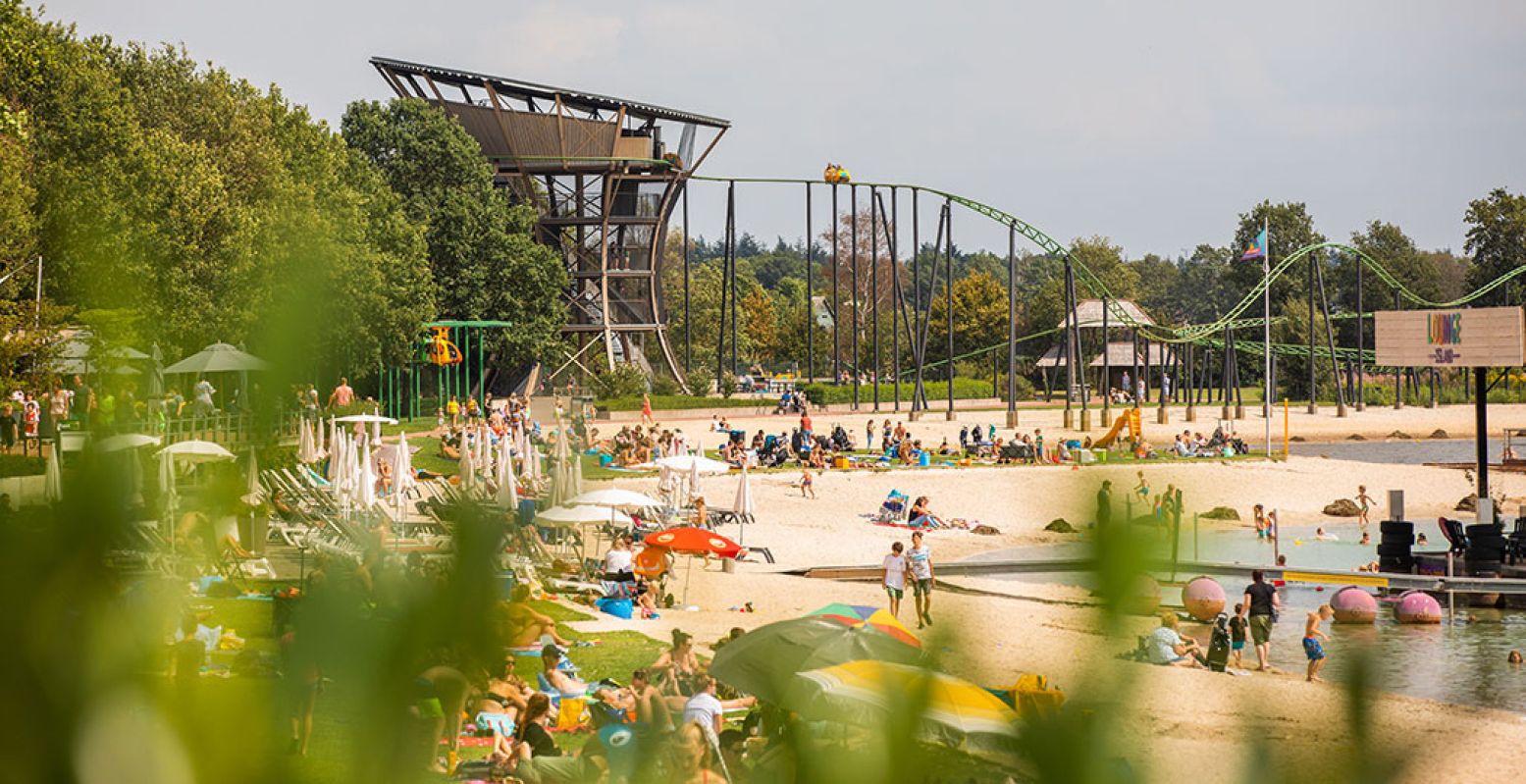 Billybird Park Hemelrijk heft een grote recreatieplas met strand. Foto: BillyBird Hemelrijk © Willeke Machiels