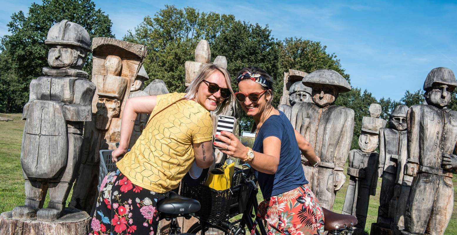 De Utrechtse Heuvelrug is de ideale plek voor een fietstocht. Foto: Stichting RBT-HV © Anne Hamers