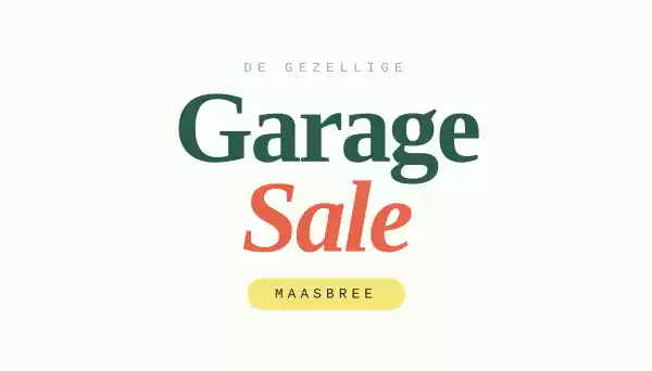 Garagesale Maasbree Afbeelding door fotograaf: BeterBijOns