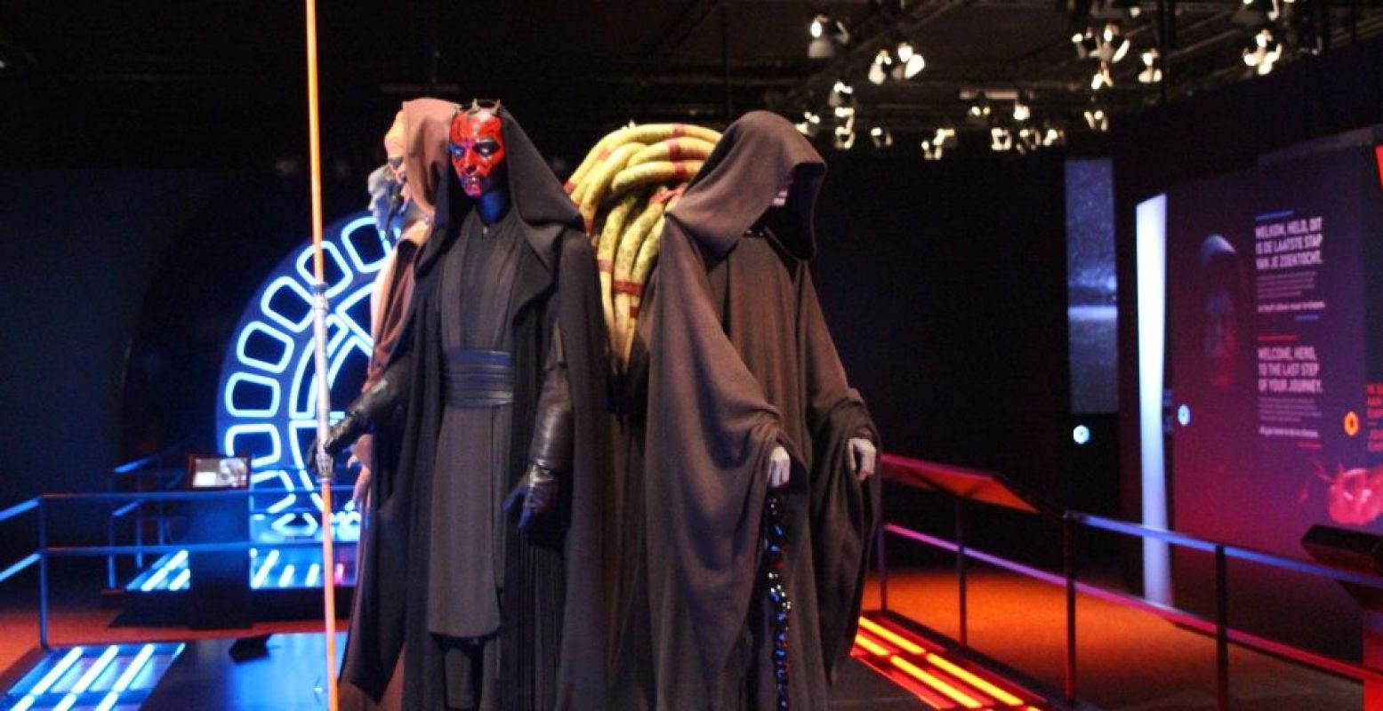 Bewonder echt gebruikte kostuums uit Star Wars. Foto: Hanneke van Olst