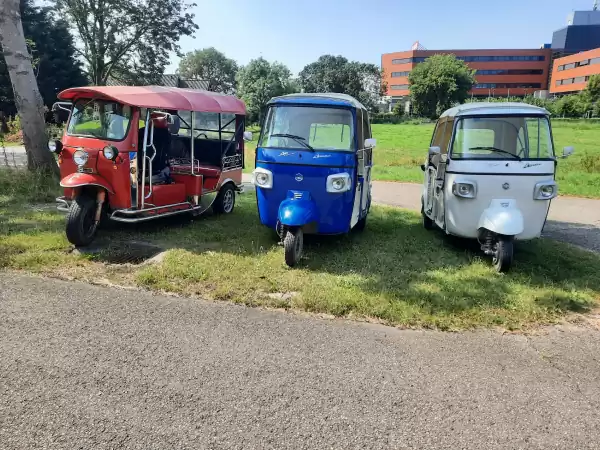 De nieuwe Tuk Tuks staan voor je klaar. Foto: TukTuk verhuur Woerden