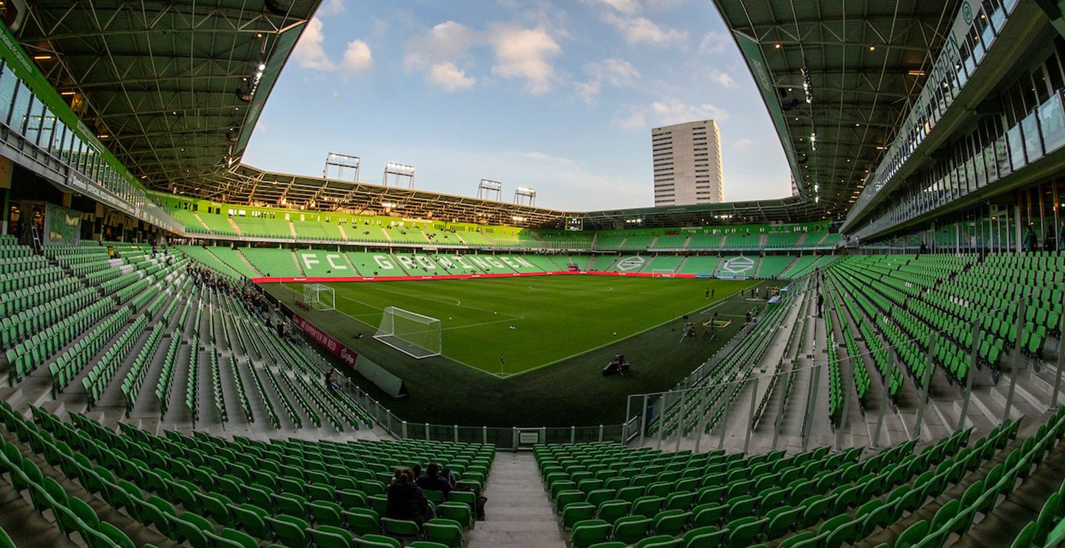 De Euroborg is de thuishaven van de Trots van het Noorden. Foto: FC Groningen