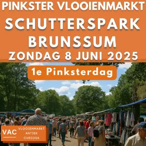 Pinkster vlooienmarkt - Schutterspark Brunssum Organisatie Bureau VAC Foto: D. Claassen