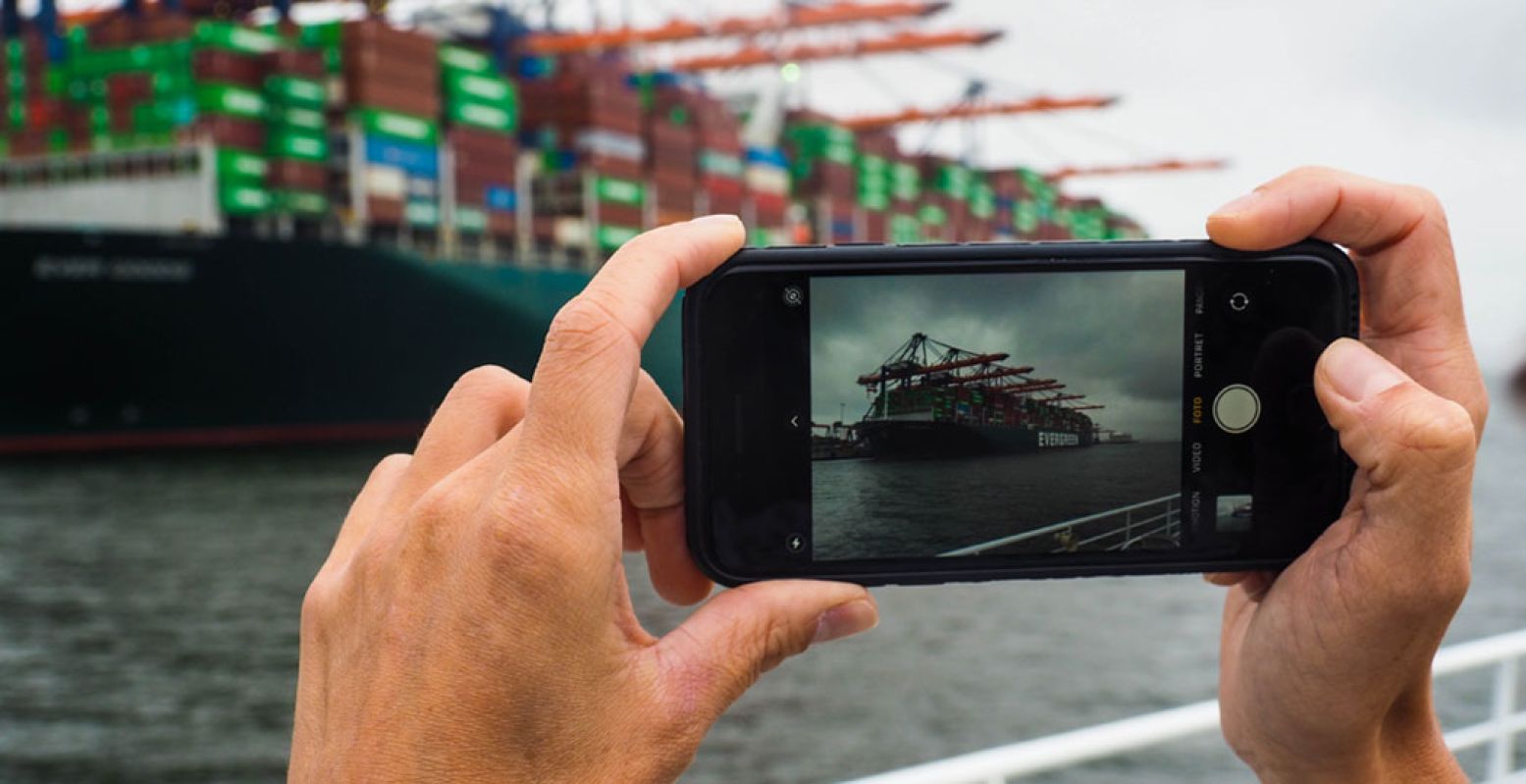 Maak mooie foto's van de grootste schepen ter wereld. Foto: Redactie DagjeWeg.NL