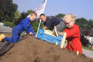 Asperges in het zonnetje in Salland