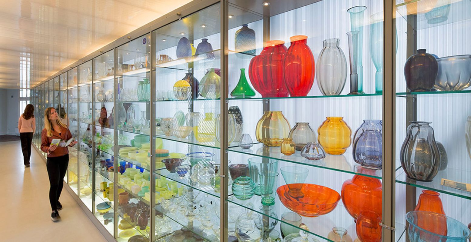 Wandel langs de kunst en geschiedenis van glas. Foto: Nationaal Glasmuseum © Ben Deiman