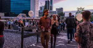 Zomerse cinema tussen de Rotterdamse skyline