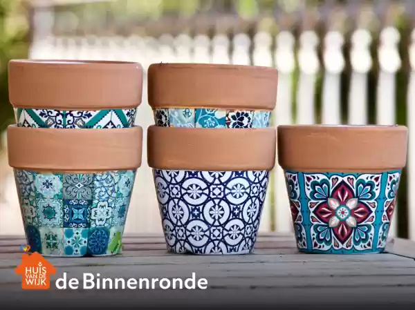 Binnenronde: Terracottapotje versieren Foto geüpload door gebruiker veenendaal