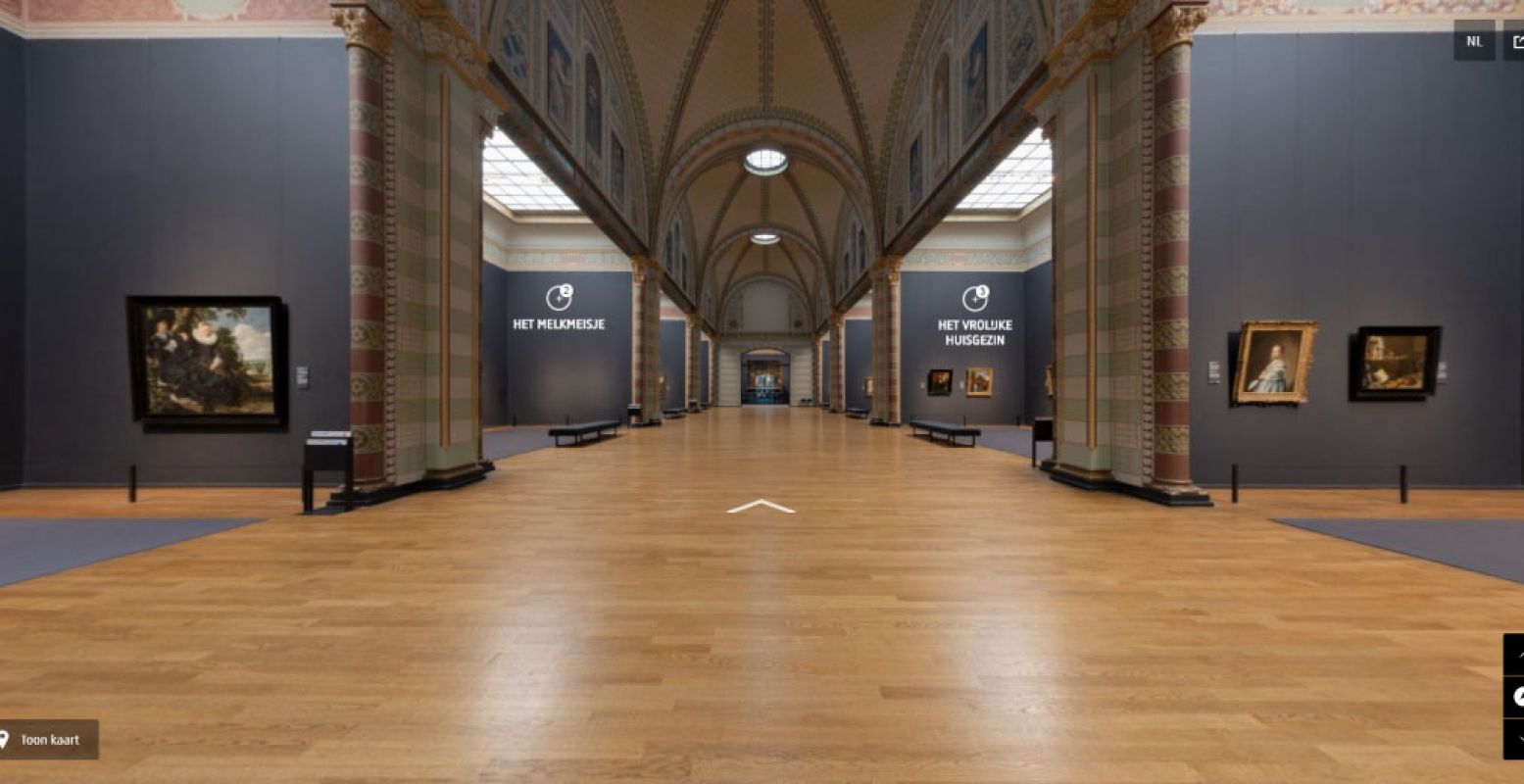 Nog steeds online 'open': de digitale Eregalerij van het Rijksmuseum. Foto: Screenshot Ontdek Rijksmuseum Meesterwerken