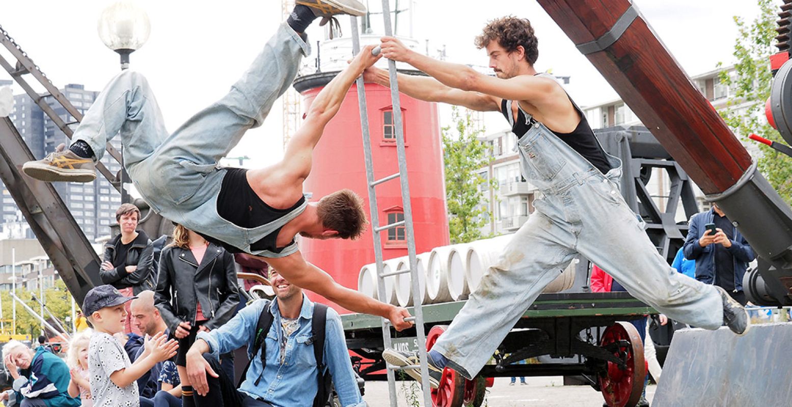 Twee weken met spectaculaire optredens en andere festiviteiten in Rotterdam, zoals op het Maritiem Festival. Foto: Maritiem Museum Rotterdam © Theo de Man