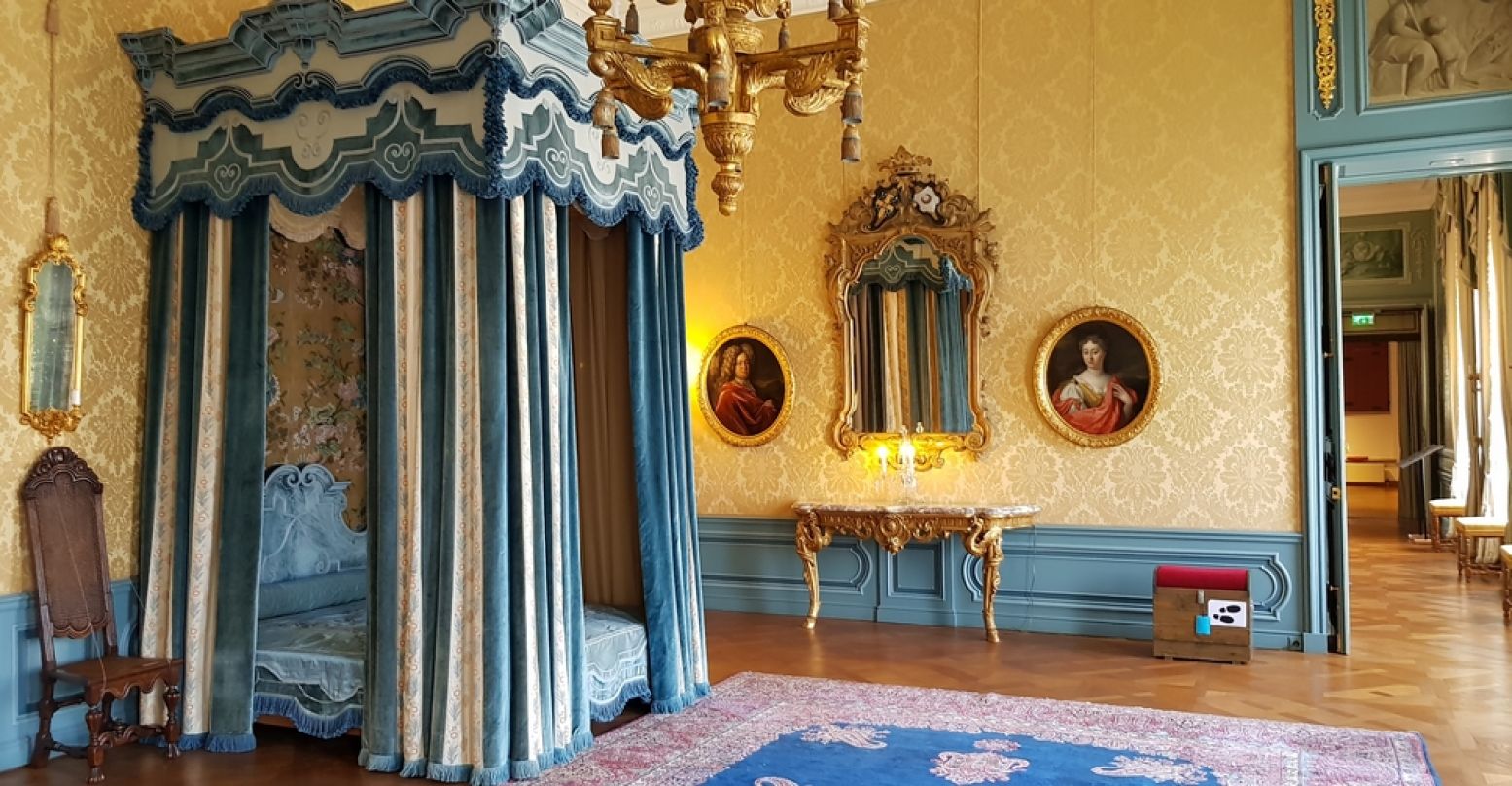 Een van mooie de stijlkamers in Het Markiezenhof. Foto: DagjeWeg.NL / Tonny van Oosten