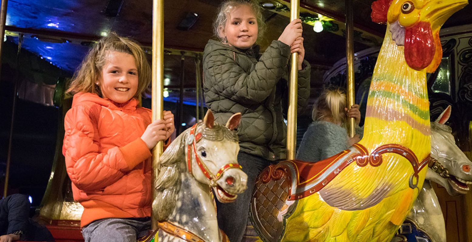 In de carrousel! Foto: Het Spoorwegmuseum © Jessie Kamp