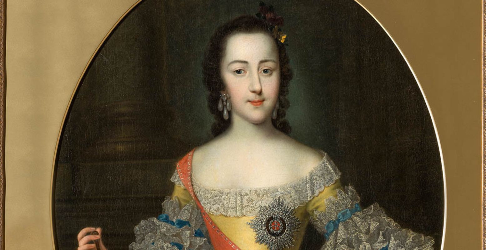 Foto: Georg Christoph Grooth, Portret van grootvorstin Catharina Aleksejevna, 1745â€“46 © State Hermitage Museum, St Petersburg.
