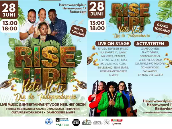 RISE UP! Keti Koti & Dia de Independencia Foto: Talentz Skool