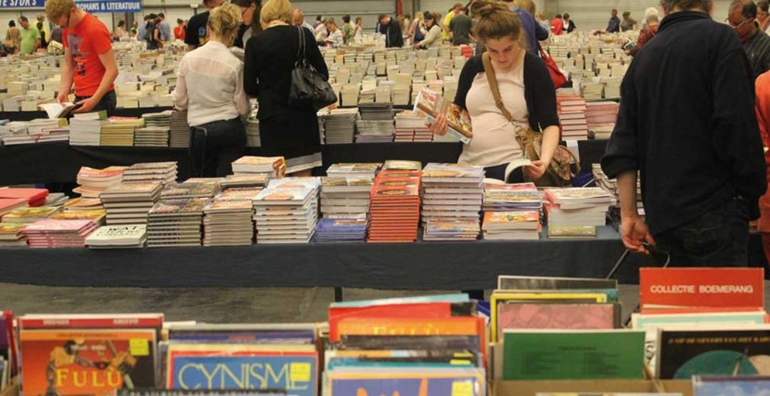Snuffel tussen één miljoen boeken. Foto: Het Boekenfestijn.