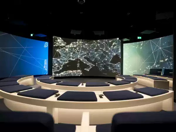 Europa Experience Den Haag Via allerlei installaties ontdek je hoe de Europese Unie werkt. Foto: Europa Experience Den Haag