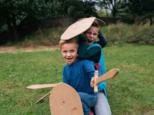 Zwaardvechten! Foto: preHistorisch Dorp