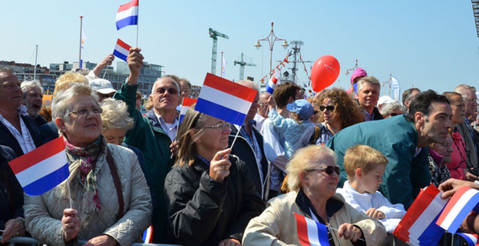 Vlaggetjes, die mogen niet ontbreken op Vlaggetjesdag. Foto: Vlaggetjesdag.