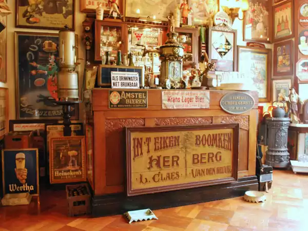 Pure nostalgie in het Bierreclame Museum. Foto: M.J. Hertman