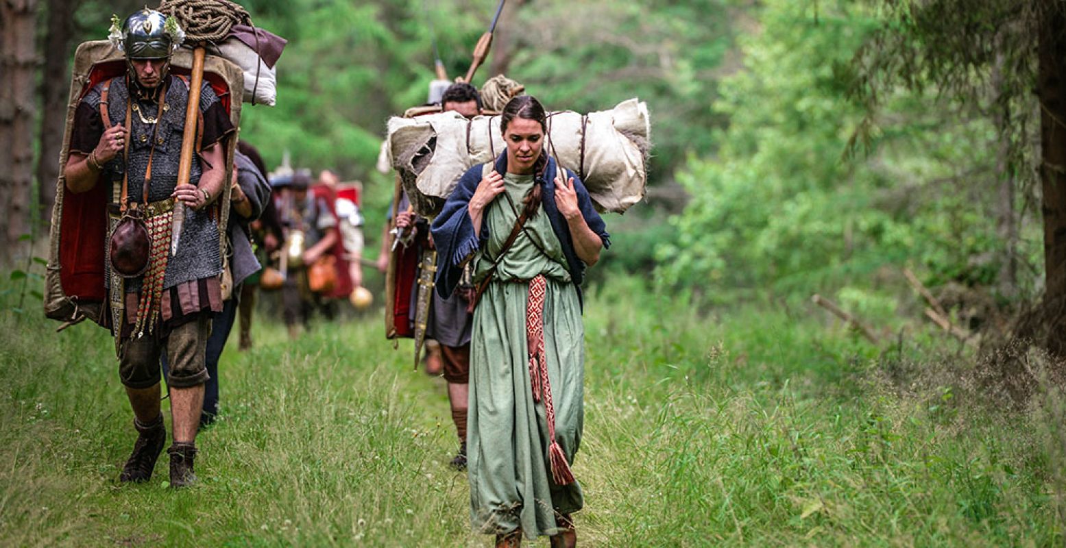 Ontdek de rol van de Romeinse vrouwen tijdens de Nationale Romeinenweek 2019. Foto: RomeinenNU © Milosz Bauza