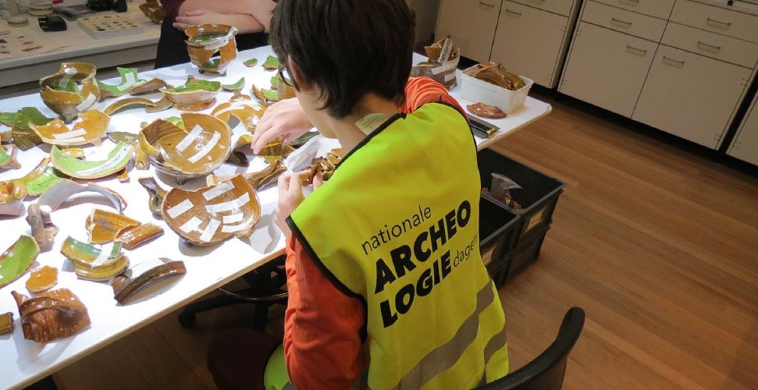 Ga zelf aan de slag bij een ArcheoHotspot! Foto: Nationale Archeologiedagen.