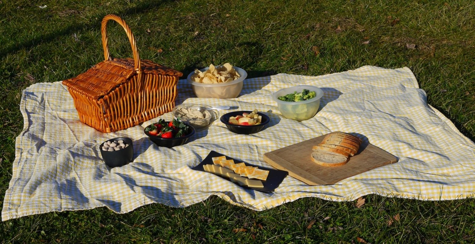 Leuk plekje, lekker eten: picknicken is een klein feestje. Foto: Julia S. via  Pixabay 