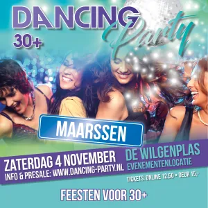 30+ Dancing Party Maarssen 30+ Dancing Party. Foto: Richard Godthelp.Foto geüpload door gebruiker.
