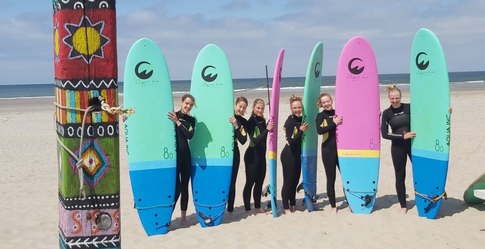 Klaar voor rollende golven. Foto: Paal 50 Vlieland