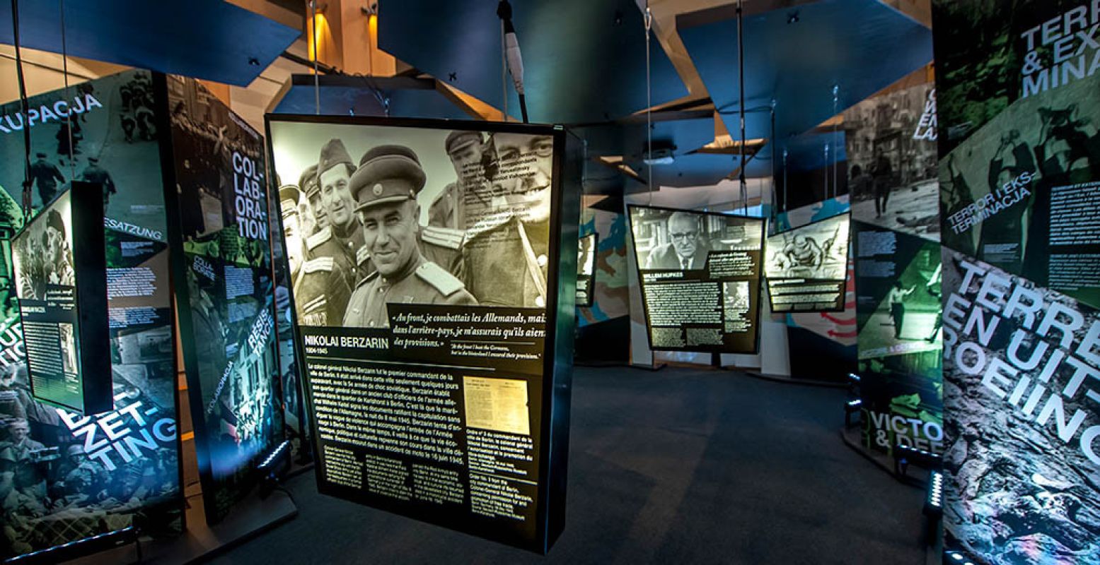 Persoonlijke verhalen van burgers en soldaten uit vijf verschillende Europese landen. Foto: Nationaal Bevrijdingsmuseum Groesbeek.
