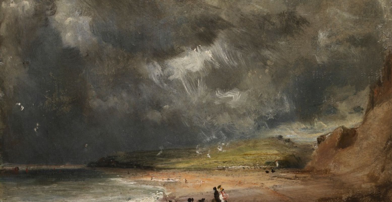 John Constable, De baai van Weymouth, 1816. Foto: Teylers Museum. Collectie Victoria and Albert Museum, Londen.