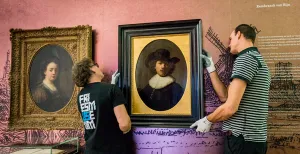 Rembrandt en Saskia: verliefd, verloofd, beroemd