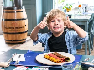 Ze hebben ook allerlei pannenkoeken. Foto: Boerengoed © Nabor Dupont