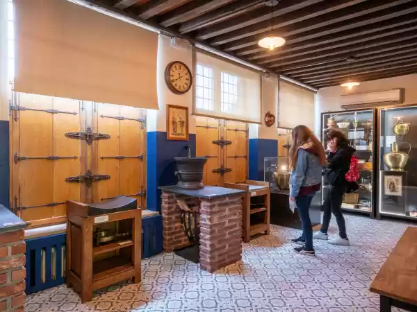 Met de audiotour ontdek je alles over de historie van chocolade. Foto: Choco Story Brugge Met de audiotour ontdek je alles over de historie van chocolade. Foto: Choco Story Brugge
