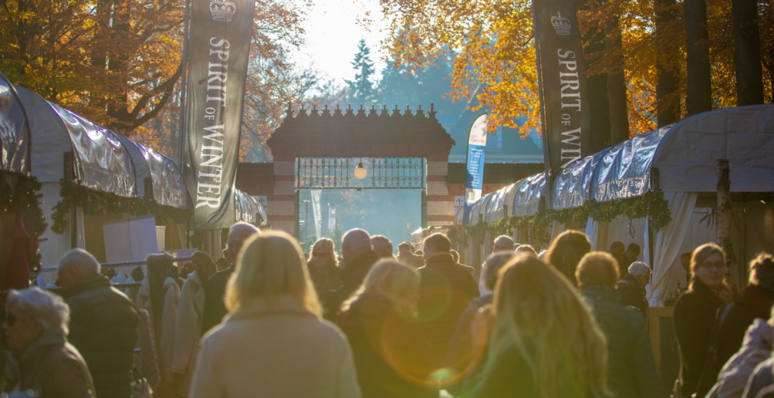 Shoppen in de luxe lanen van Paleis Het Loo. Foto: Spirit of Winter.