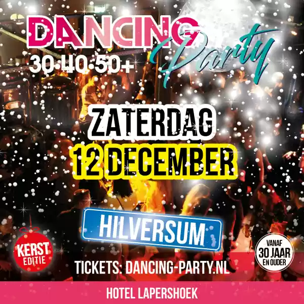 30•40•50+ Dancing Party Hilversum - Kerst 30+ Dancing Party. Foto: Herman Hilhorst.