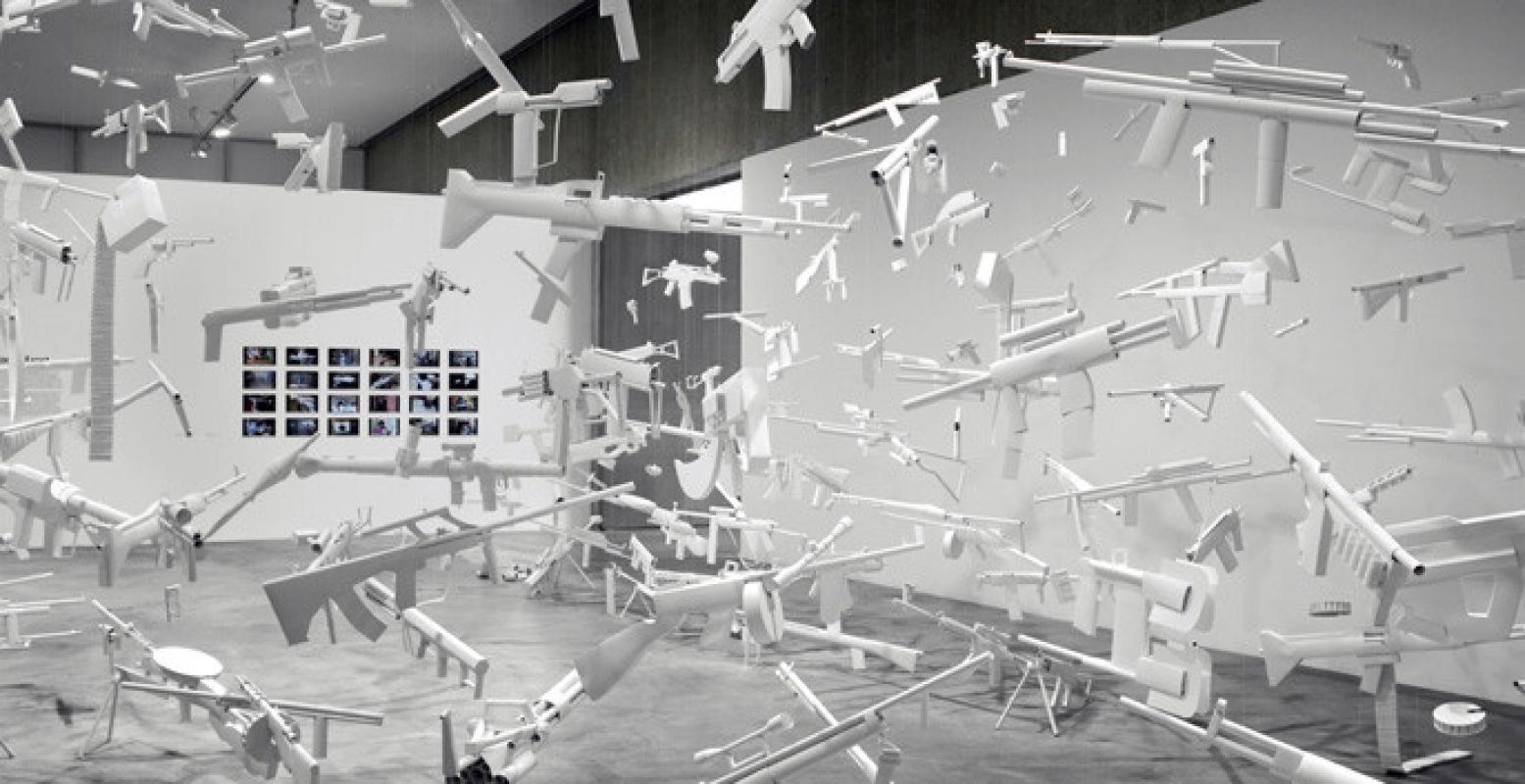 Een ruimte vol papier! Dit is Arsenal van kunstenares Sarah Frost. Foto: CODA Museum