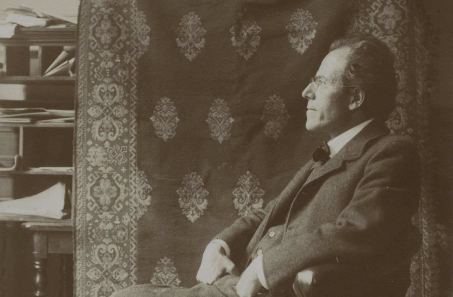 Een iconische foto van Gustav Mahler. Foto: © W.A. van Leer / Nederlands Muziek Instituut Een iconische foto van Gustav Mahler. Foto: © W.A. van Leer / Nederlands Muziek Instituut